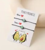 Avocado Friendship Bracelets x2