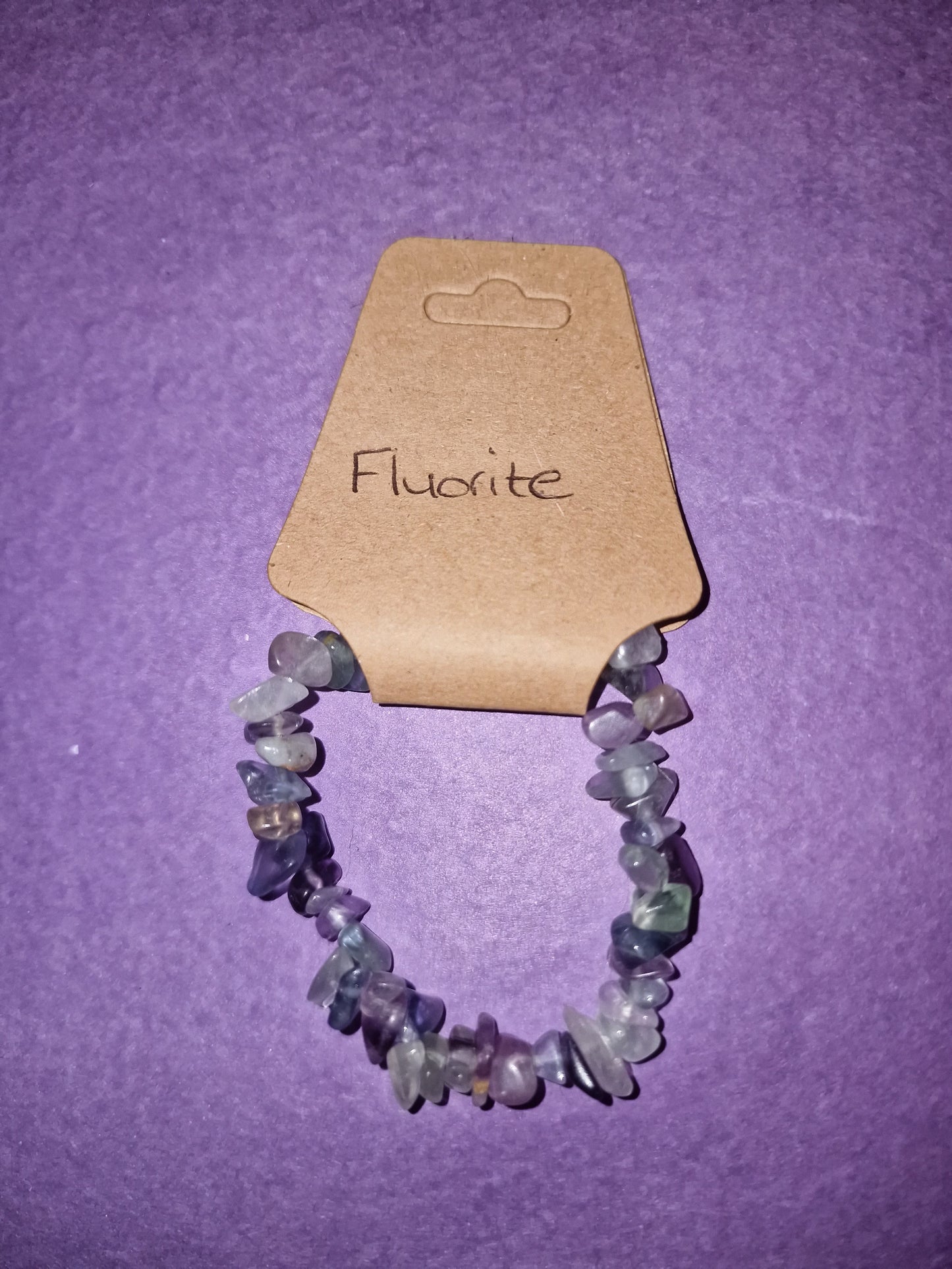 Fluorite Crystal Bracelet