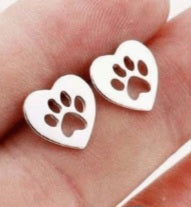 Paw Print Earrings