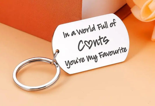 *Explicit* Cunt Keyring