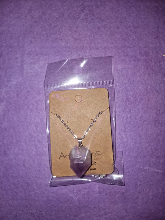 Amethyst Crystal Necklace